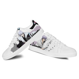 Gin Ichimaru Skate Sneakers Custom Anime Bleach Shoes - 4 - GearAnime
