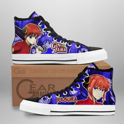 Kagura High Top Shoes Custom Gintama Anime Sneakers - 1 - GearAnime