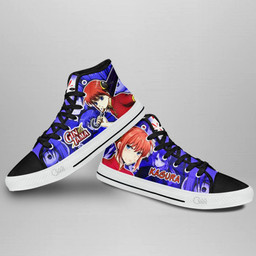 Kagura High Top Shoes Custom Gintama Anime Sneakers - 4 - GearAnime