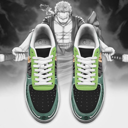 Zoro Santoryu Air Sneakers Custom Anime One Piece Shoes - 4 - GearAnime