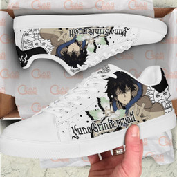 Black Clover Yuno Grinberryall Skate Sneakers Custom Anime Shoes - 2 - GearAnime