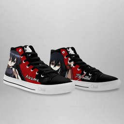Akame ga Kill Akame High Top Shoes Custom Anime Sneakers - 4 - GearAnime