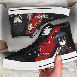 Akame ga Kill Akame High Top Shoes Custom Anime Sneakers - 2 - GearAnime