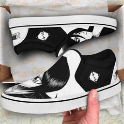 Rukia Kuchiki Slip On Sneakers Custom Anime Bleach Shoes - 2 - GearAnime