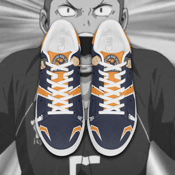 Tanaka Ryuunosuke Skate Shoes Custom Haikyuu Anime Shoes - 4 - GearAnime