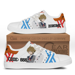Darling in the Franxx Zorome Code:666 Skate Sneakers Custom Anime Shoes - 1 - GearAnime