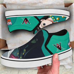 Illumi Zoldyck Slip On Sneakers Custom Anime Hunter x Hunter Shoes - 2 - GearAnime