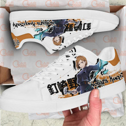 Nobara Kugisaki Skate Sneakers Custom Anime Jujutsu Kaisen Shoes - 2 - GearAnime