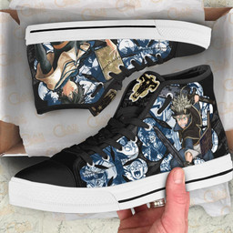 Asta and Yuno High Top Shoes Custom Manga Anime Black Clover Sneakers - 2 - GearAnime