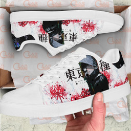 Kaneki Ken Skate Sneakers Custom Anime Tokyo Ghoul Shoes - 2 - GearAnime