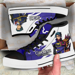 Code Geass Jeremiah Gottwald High Top Shoes Custom Anime Sneakers - 2 - GearAnime