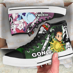 Gon and Hisoka High Top Shoes Custom Skill Anime Hunter X Hunter Sneakers - 2 - GearAnime