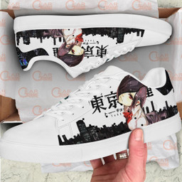 Tokyo Ghoul Touka Kirishima Skate Sneakers Custom Anime Shoes - 2 - GearAnime