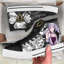 Black Bull Noelle Silva High Top Shoes Custom Manga Anime Black Clover Sneakers - 2 - GearAnime