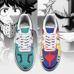 All Might and Deku Air Sneakers Custom Anime My Hero Academia Shoes - 3 - GearAnime