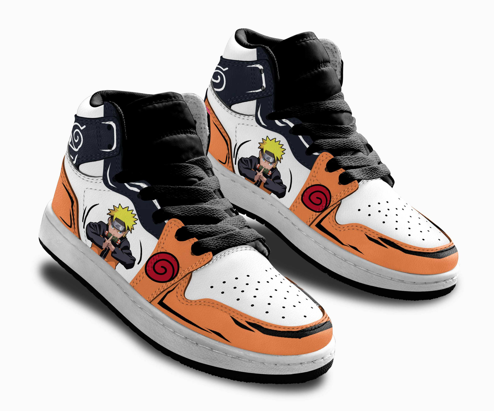 NRT Uzumaki Kids Sneakers Custom Anime NRT Kids Shoes - 2 - GearAnime