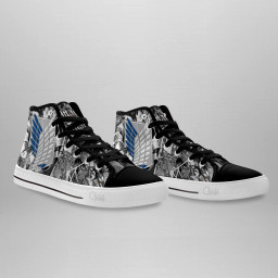 Scout Regiment High Top Shoes Custom Anime Attack On Titan Sneakers - 4 - GearAnime