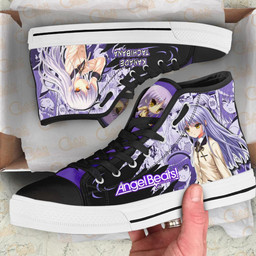 Angel Beats Kanade Tachibana High Top Shoes Custom Manga Anime Sneakers - 2 - GearAnime