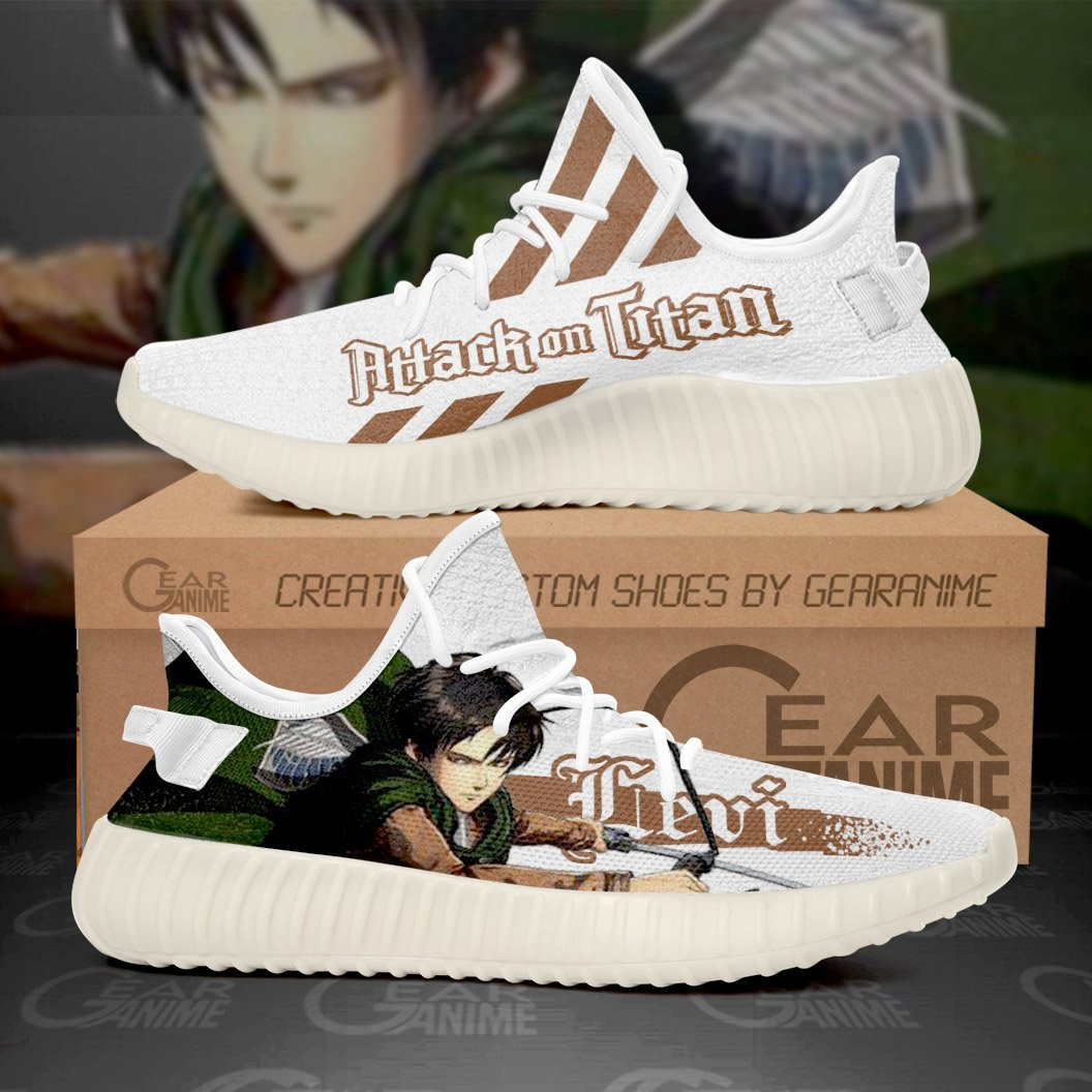 Levi Ackerman Shoes Attack On Titan Custom Anime Sneakers TT10 - 1 - GearAnime