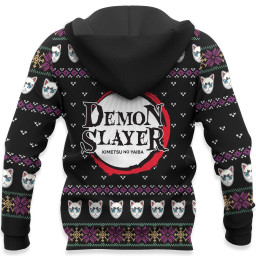 Giyu Tomioka Ugly Christmas Sweater Demon Slayer Anime Xmas Gift Custom Clothes - 6 - GearAnime