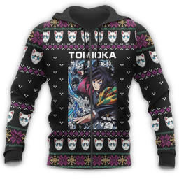 Giyu Tomioka Ugly Christmas Sweater Demon Slayer Anime Xmas Gift Custom Clothes - 7 - GearAnime