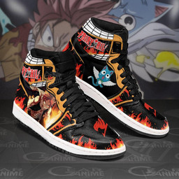 Natsu And Happy Sneakers Custom Anime Fairy Tail Shoes - 2 - GearAnime