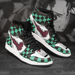 Tanjiro Sneakers Scar Demon Slayer Custom Anime Shoes - 2 - GearAnime