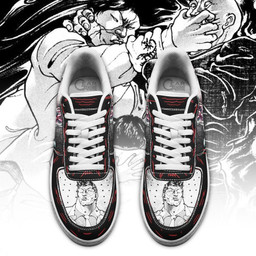 Kaoru Hanayama Sneakers Baki Custom Anime Shoes PT10 - 2 - GearAnime