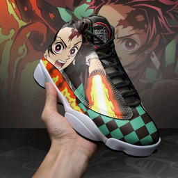 Tanjiro Sneakers Sun Breathing Custom Anime Demon Slayer Shoes - 4 - GearAnime