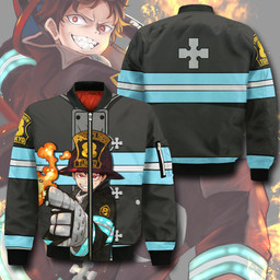 Shinra Kusakabe Fire Force Hoodie Shirt Anime Uniform Sweater Jacket - 5 - GearAnime