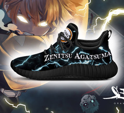 Demon Slayer Zenitsu Reze Shoes Thunder Breathing Custom Anime Sneakers - 4 - GearAnime