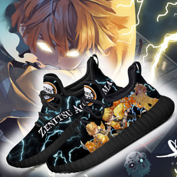 Demon Slayer Zenitsu Reze Shoes Thunder Breathing Custom Anime Sneakers - 2 - GearAnime