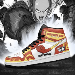 Saitama Just Punch It Sneakers One Punch Man Anime Shoes MN10 - 5 - GearAnime