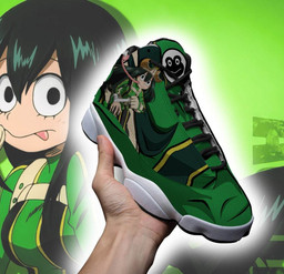 BNHA Tsuyu Asui Sneakers Custom Anime My Hero Academia Shoes - 2 - GearAnime