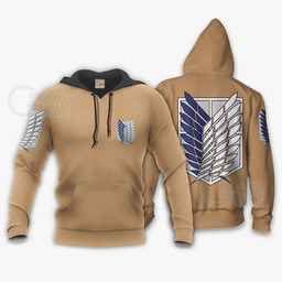 AOT Wings Of Freedom Scout Shirt Costume Attack On Titan Hoodie Sweater - 5 - GearAnime
