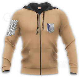 AOT Wings Of Freedom Scout Shirt Costume Attack On Titan Hoodie Sweater - 8 - GearAnime