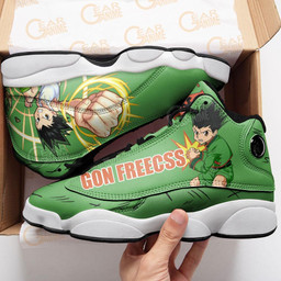 Gon Freecss Sneakers Custom Anime Hunter X Hunter Shoes - 4 - GearAnime