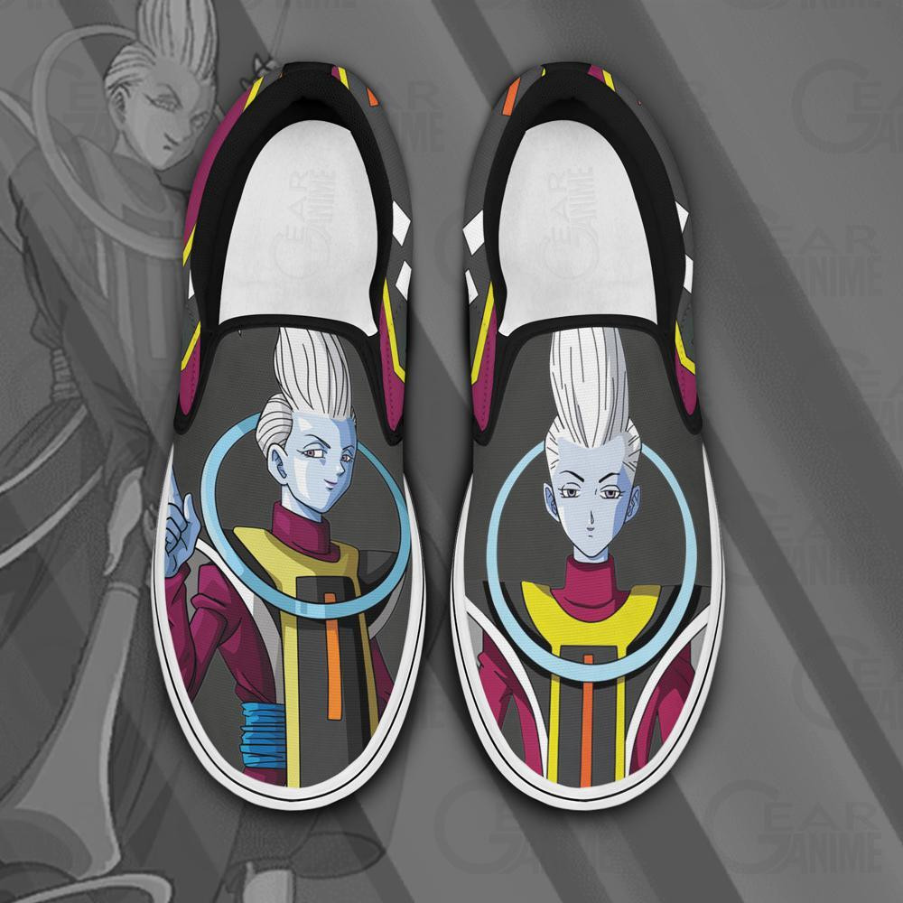 Whis Slip On Sneakers Dragon Ball Custom Anime Shoes PN11 - 1 - GearAnime