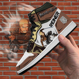 Reiner Braun Sneakers Attack On Titan Anime Sneakers - 4 - GearAnime