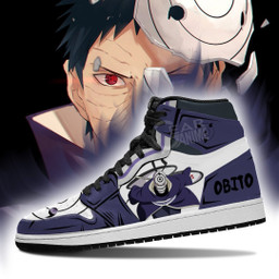 Uchiha Obito Sneakers Custom Anime Shoes - 3 - GearAnime