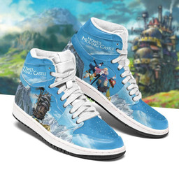 Howl's Moving Castle Sneakers Custom Anime Leather Shoes - 2 - GearAnime