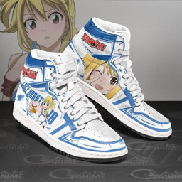 Lucy Heartfilia Sneakers Custom Anime Fairy Tail Shoes - 2 - GearAnime