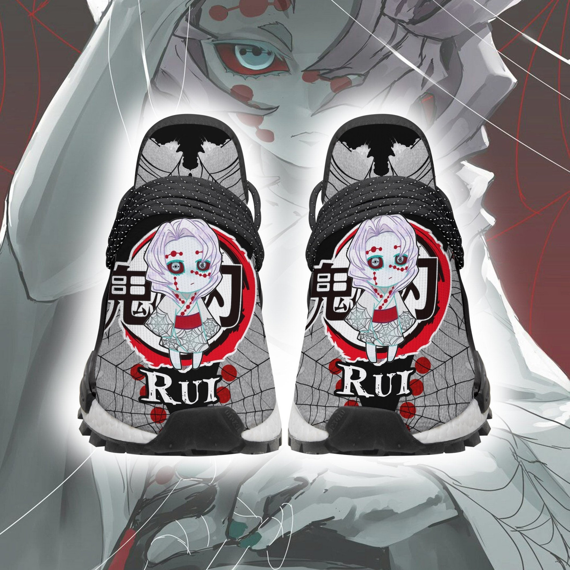 Demon Rui Shoes Custom Demon Slayer Anime Sneakers - 2 - GearAnime