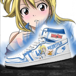 Lucy Heartfilia Sneakers Custom Anime Fairy Tail Shoes - 3 - GearAnime