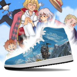 Howl's Moving Castle Sneakers Custom Anime Leather Shoes - 3 - GearAnime
