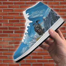 Howl's Moving Castle Sneakers Custom Anime Leather Shoes - 4 - GearAnime