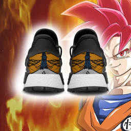 Goku Saiyan God Nmd Shoes Custom Dragon Ball Anime Sneakers - 4 - GearAnime
