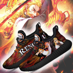 Demon Slayer Kyojuro Rengoku Reze Shoes Custom Anime Sneakers - 3 - GearAnime