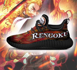 Demon Slayer Kyojuro Rengoku Reze Shoes Custom Anime Sneakers - 4 - GearAnime