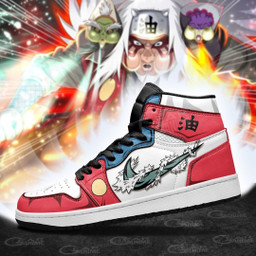 Jiraiya Sage Sneakers Custom Anime Shoes - 4 - GearAnime